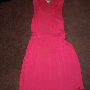 Coral / pink dress